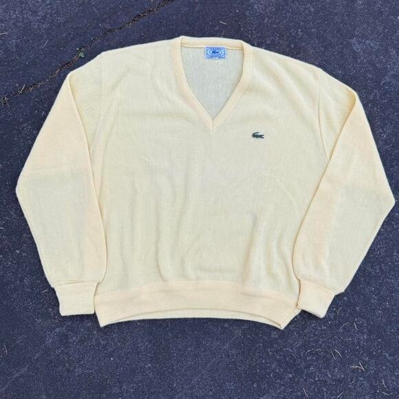 Vintage VTG 80’s 90’s Lacoste Izod Cardigan Sweater - Picture 1 of 8